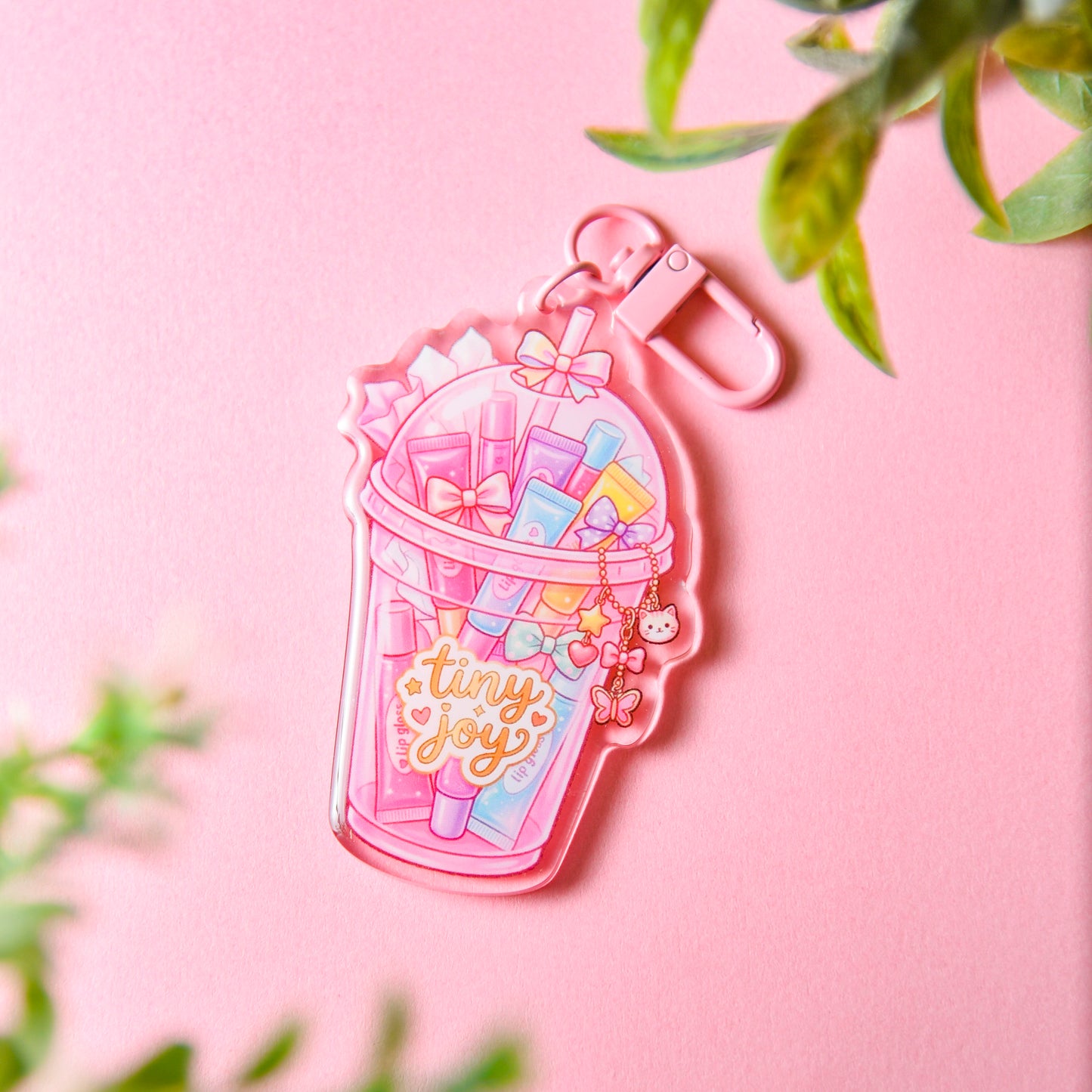 Beauty Cup Acrylic Keychain