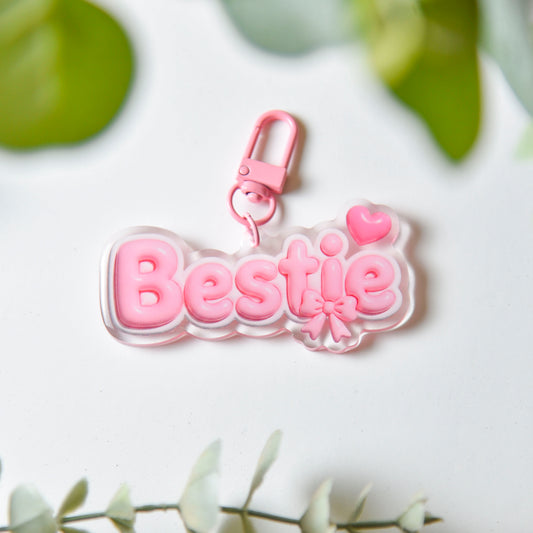 Bestie Acrylic Keychain